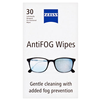 ZEISS Anti Fog Wipes 30 per pack