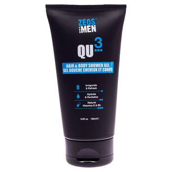 ZEOS For Men QU3 Hair & Body Shower Gel 150ml