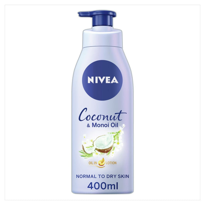 Nivea Coconut & Monoi Oil Body Lotion pour la peau normale à sèche 400 ml