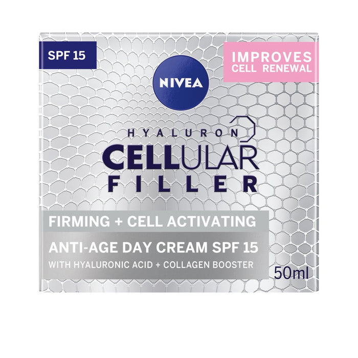 Nivea Hyaluron Cellular Füllstoff Anti -Age -Tag -Creme SPF15 50 ml