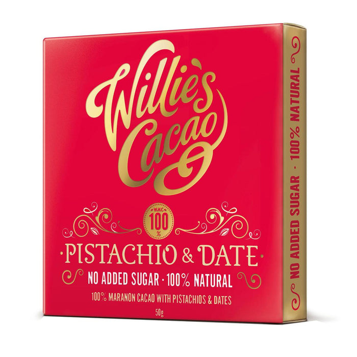 Pistache de cacao de Willie et date 100% 50G