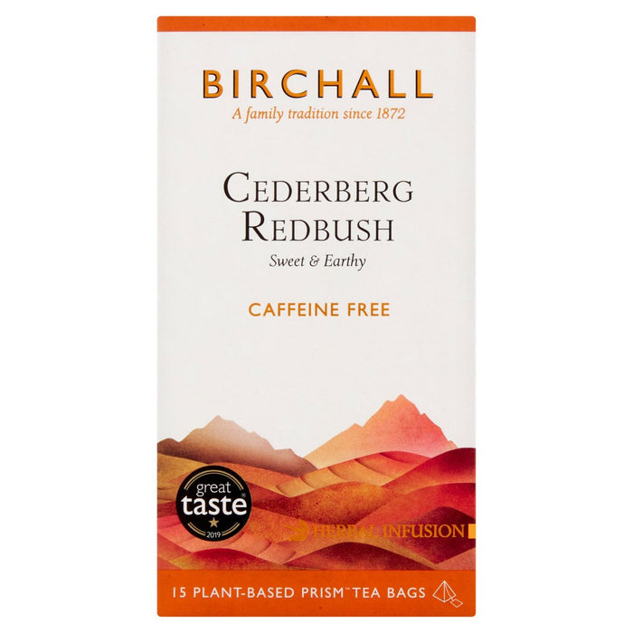 Bolsas de té Birchall Cederberg Redbush 15 por paquete