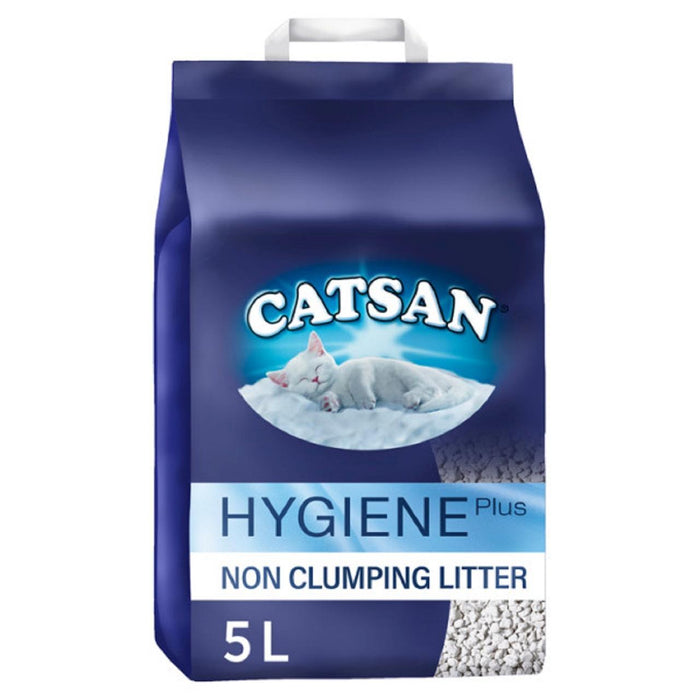 Catsan Hygiene Nicht klumpende Geruchskontrolle Katzenstreu 5L