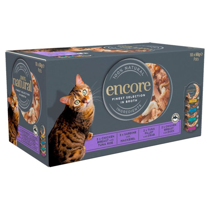 Encore Cat Pot Multipack Quality 10 x 60g