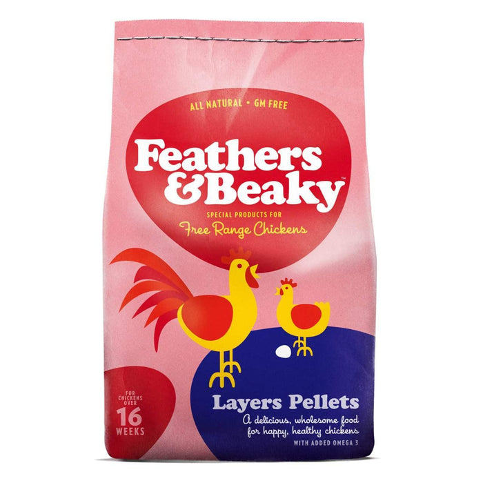 Feathers & Beaky Free Range Layers Pellets 5kg