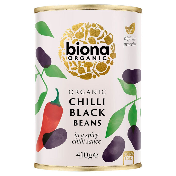 Frijoles negros de chile orgánico biona 410g