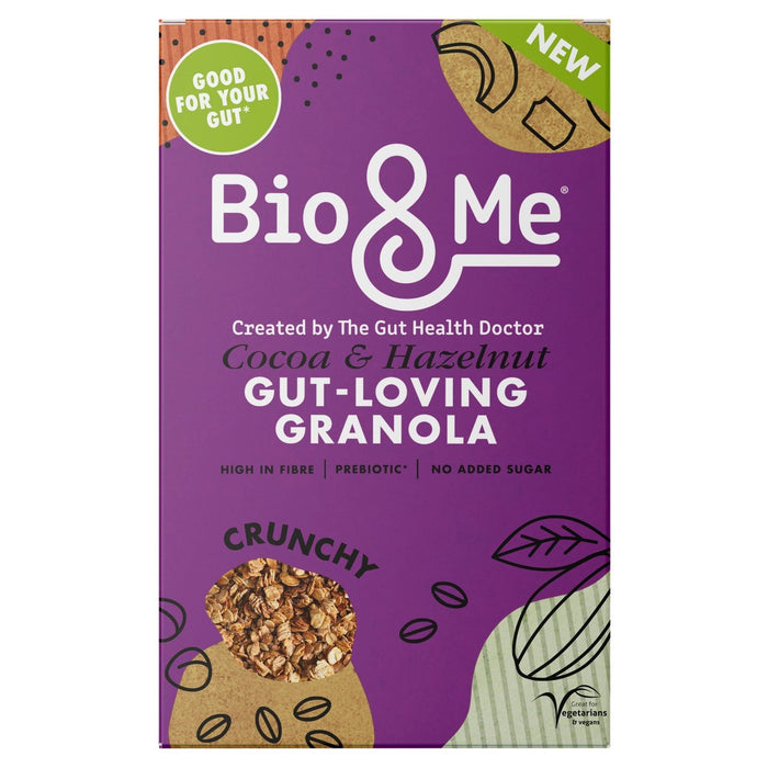 Bio & Me Cocoa & Hazelnut Gut aimant Granola prébiotique 360G